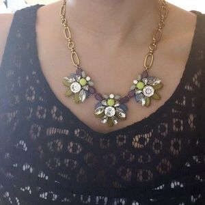 J. Crew Multicolor Gem Necklace
